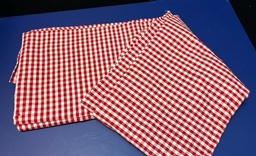 Red and White Checked Gingham fabric 3 yards