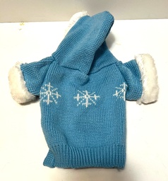 XS Sweet blue snowflake hoodie - NEW