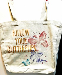Ex Large Tote - Follow Your Butterflies - new $3