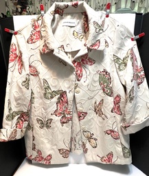 Alfred Dunner Spring/Summer size 14 jacket with butterflies. $14