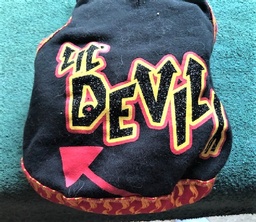 Lil' Devil coat with hood and horns Size S