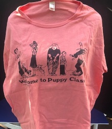 Welcome to Puppy Class - Pretty Coral color -  Large