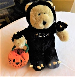 Collectible Starbucks Bearista Bear - Halloween Meow Bear